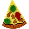 Eraser synthetic rubber 'Pizza'