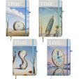 Блокнот А5 в линейку 80лист. в твердом переплете, на резинке 'TIME Notes'