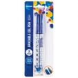 Set 2 gel pens ERASABLE blue ink 0.5mm