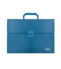 Expanding file А4 FOROFIS 0.70mm w/handle, w/lock, 12sect. (blue) PP