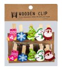 Clips wooden with 