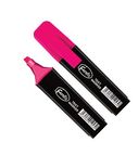 Text marker pink chisel tip 1-5mm black barrel FOROFIS