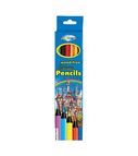 Color pencils plastic 6col. 