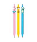 Automatic ball pen “ANIMALS 3D” blue ink 0.7mm (assorted)/display box