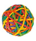 Rubber bands 60gr. size 40mm (80% latex) assorted