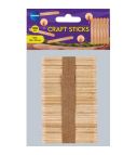 Flat sticks wood 100pcs