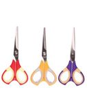 Scissors 15сm with soft rubber (assorted handles)