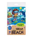 Decoration stickers “DREAM BEACH” Puffy Silicone 23x30mm &20x35mm (sheet size 9.6x15.5cm)