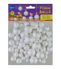 Foam ball 60pcs (white) 