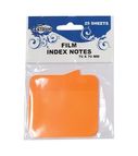 Film index note shaped 70x70mm  25sh. assorti: green, yellow, pink, orange