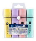 Set of 4 text markers chisel tip 1-5mm