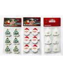 Decoration Stickers Puffy “Christmas”, 6 pcs.