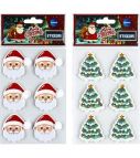Decoration Stickers Puffy “Christmas”, 6 pcs.