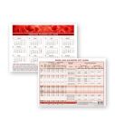 Calendar-scheduler A4 in Latvian language