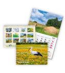 Wall throw-ower calendar 