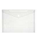 Envelope plastic A5 with button 0.16mm transparent PP