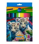 Color pencils 18col. ZOO long size /paper box