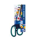 Scissors 22сm HOME USE with soft rubber (green handles)