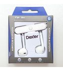 DEXLER Bluetooth earphone, 10m, handsfree, white.