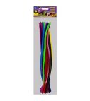 Craft pipe cleaners 30pcs, mixed colours / OPP bag