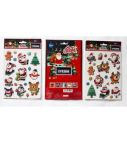Dekoratīvās uzlīmes Puffy “Christmas”, 2 lapas