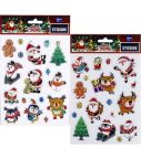 Decoration Stickers Puffy “Christmas”, 2 sheets