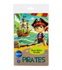 Decoration stickers “PIRATES” Puffy Silicone 23x30mm &20x35mm (sheet size 9.6x15.5cm)