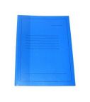 Папка-скоросшиватель А4 картон, синяя