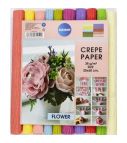 Colour crepe paper 25x60cm 10col. 38g/m2