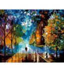 Acrylic paints & canvas pictures painting by number 