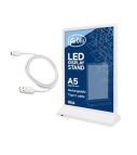 LED informācijas displejs A5, uzlādējams, balts FOROFIS