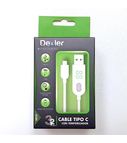 DEXLER USB type-C kabelis 1M datu uzlādēšanai un pārsūtīšanai ar miega taimeri