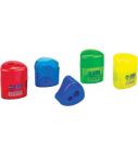 Sharpener plastic with 2 blades, with container