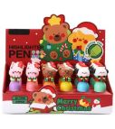 Marķieris teksta ar ieslīpu uzgali MERRY CHRISTMAS MINI asorti 1-3mm