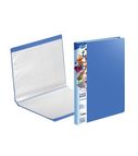 Transparent book A4 FOROFIS 0.50mm cover w/20 transp.pockets 0.03mm (blue) PVC