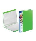 Transparent book A4 FOROFIS 0.70mm cover w/40 transp.pockets 0.03mm (green) PVC