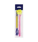 Ball pen FANCY FLOWER blue ink 0.7mm (assorted)/display box