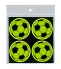 Set: reflective sticker “FootBall” 4pcs 50mm