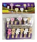 Clips wooden with 