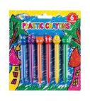 Crayons plastic MAGIC VILLAGE 6col./blister card 