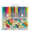 Set of 18 colours gel pens 6 METALLIC, 6 GLITTER, 6 NEON 1.0mm