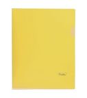 Clear folder L-type A5 0.18mm yellow