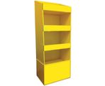 Cardboard display 166x60x40cm yellow