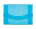 Envelope plastic A3 with button 0.40mm assorted PP