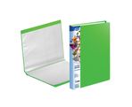 Transparent book A4 FOROFIS 0.70mm cover w/40 transp.pockets 0.03mm (green) PVC