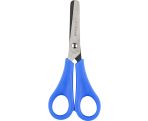 Scissors 13.5cm left hand, rounded for safety, with ruller