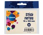 Stick notes 76*102mm 100sh. CENTRUM (light yellow)
