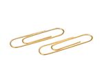 Paper clips 33mm 100pcs. round, coppered