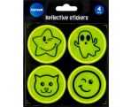 Set: reflective sticker “Smile” 4pcs 50mm