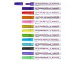 Markers OUTLINE METALLIC set 12col. 1-3mm tip / PVC package